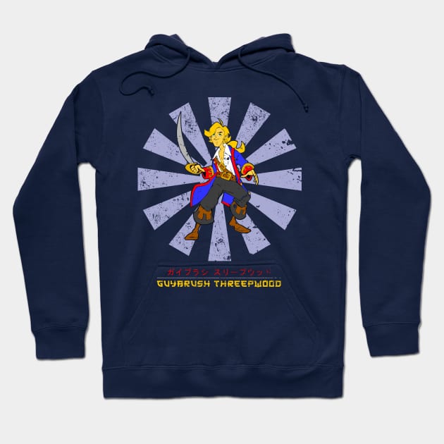 Guybrush Threepwood Retro Japanese Hoodie by Nova5